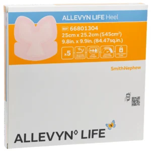 Smith & Nephew ALLEVYN LIFE Heel Fersenverband 25 × 25,2 cm – 5 Stück