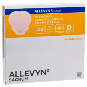Smith & Nephew ALLEVYN SACRUM Schaumverband 22 × 22 cm – 10 Stück
