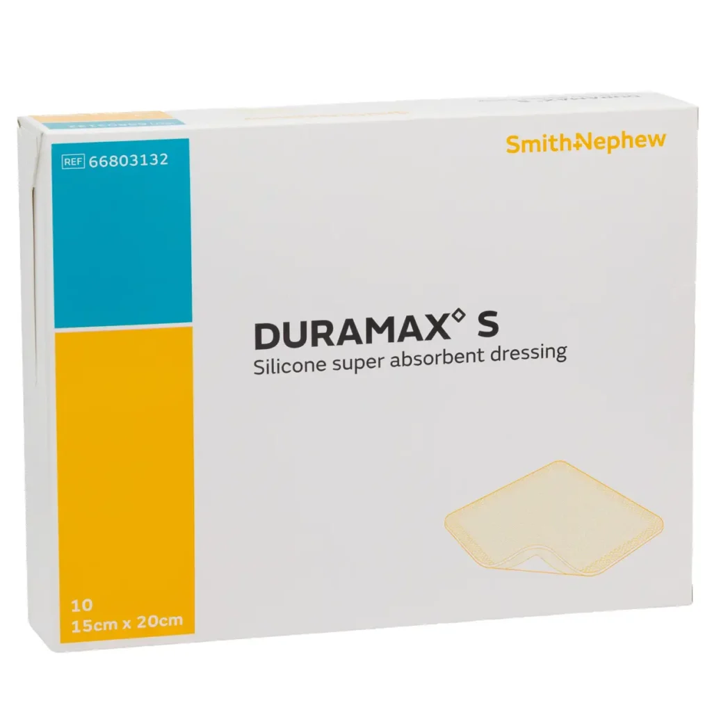 Smith & Nephew DURAMAX S Superabsorber 15 × 20 cm – 10 Stück