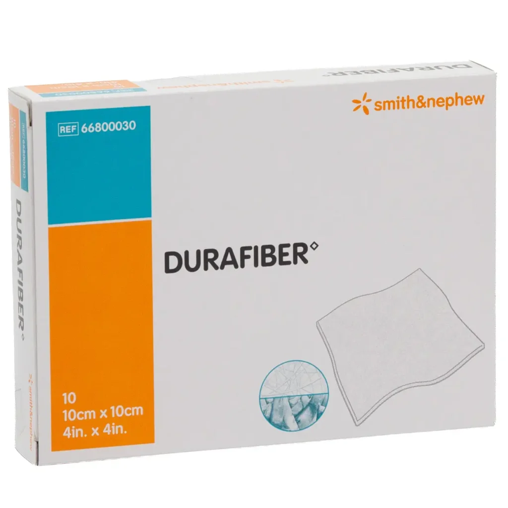 Smith & Nephew DURAFIBER Faserverband 10 × 10 cm – 10 Stück