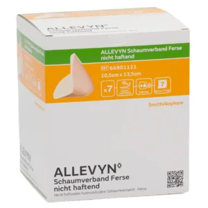 Smith & Nephew ALLEVYN Schaumverband Ferse nicht haftend 10,5 × 13,5 cm – 7 Stück