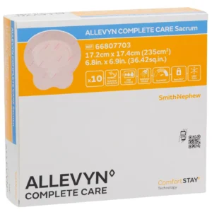 Smith & Nephew ALLEVYN COMPLETE CARE Sacrum 17,2 × 17,4 cm – 10 Stück