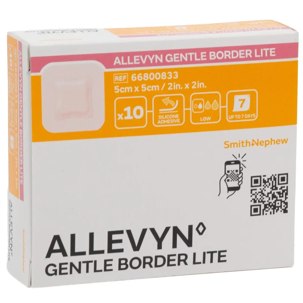 ALLEVYN GENTLE BORDER LITE 5 × 5 cm – Produktfoto