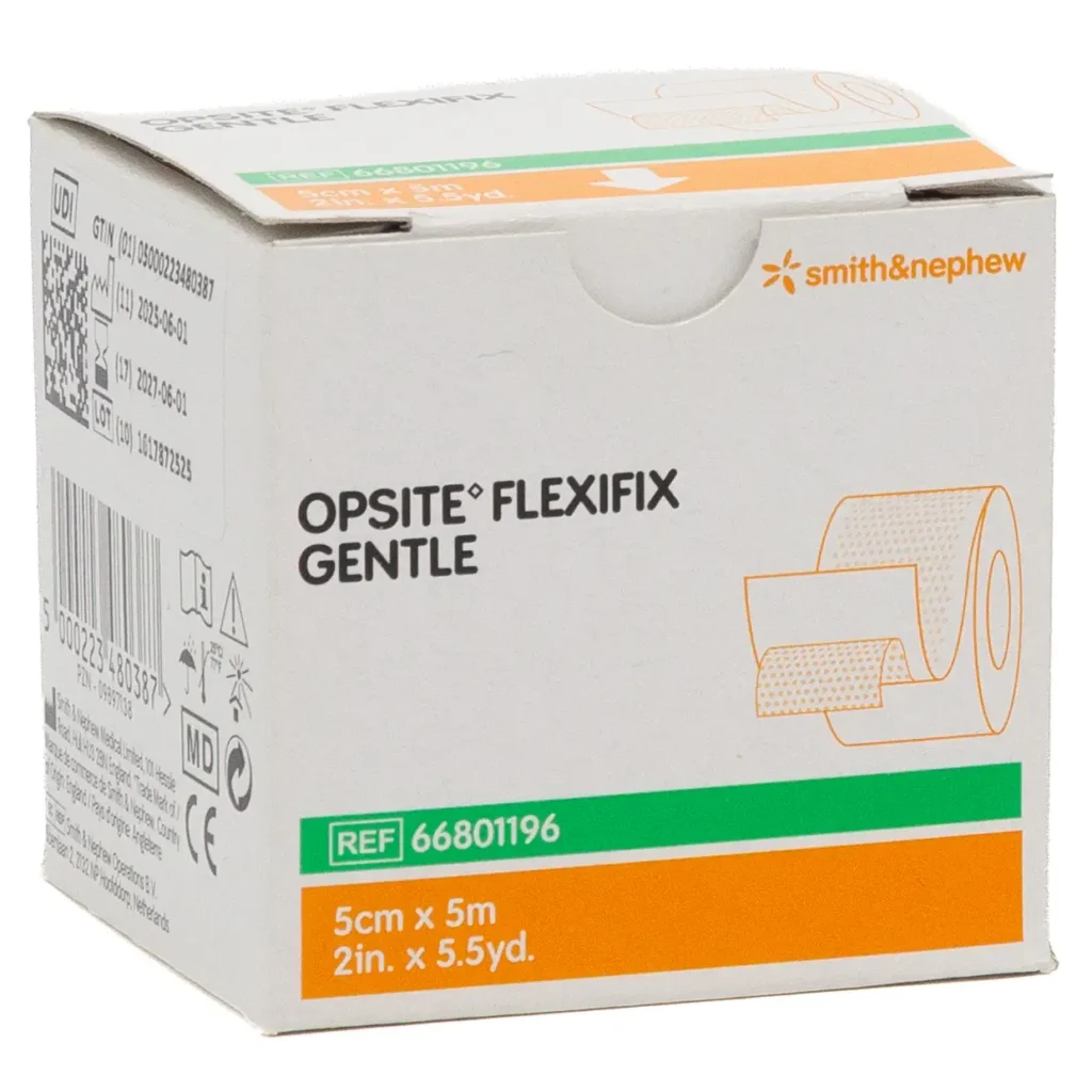 OPSITE FLEXIFIX GENTLE 5 cm × 5 m – Produktfoto