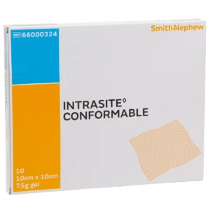 INTRASITE CONFORMABLE Hydrogelauflage 10 × 10 cm – Produktfoto