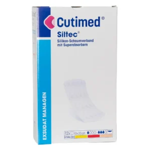 Cutimed Siltec 10 × 20 cm – Packung mit 12 Stück
