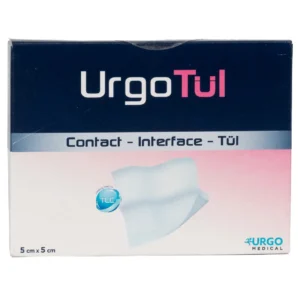 Packung UrgoTül, 5 × 5 cm, 10 Wundauflagen