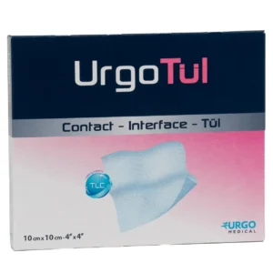 Packung UrgoTül, 10 × 10 cm, 10 Wundauflagen
