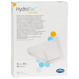 HARTMANN HydroTac Comfort, 15 × 20 cm, 10 Wundauflagen – Produktverpackung