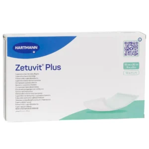 HARTMANN Zetuvit Plus, 10 × 20 cm, 10 Wundauflagen – Produktverpackung