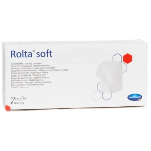 HARTMANN Rolta soft Polsterbinden, 10 cm × 3 m, 6 Binden – Produktverpackung