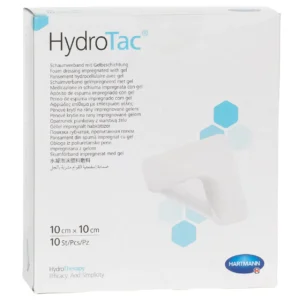 HARTMANN HydroTac, 10 × 10 cm, 10 Wundauflagen – Produktverpackung