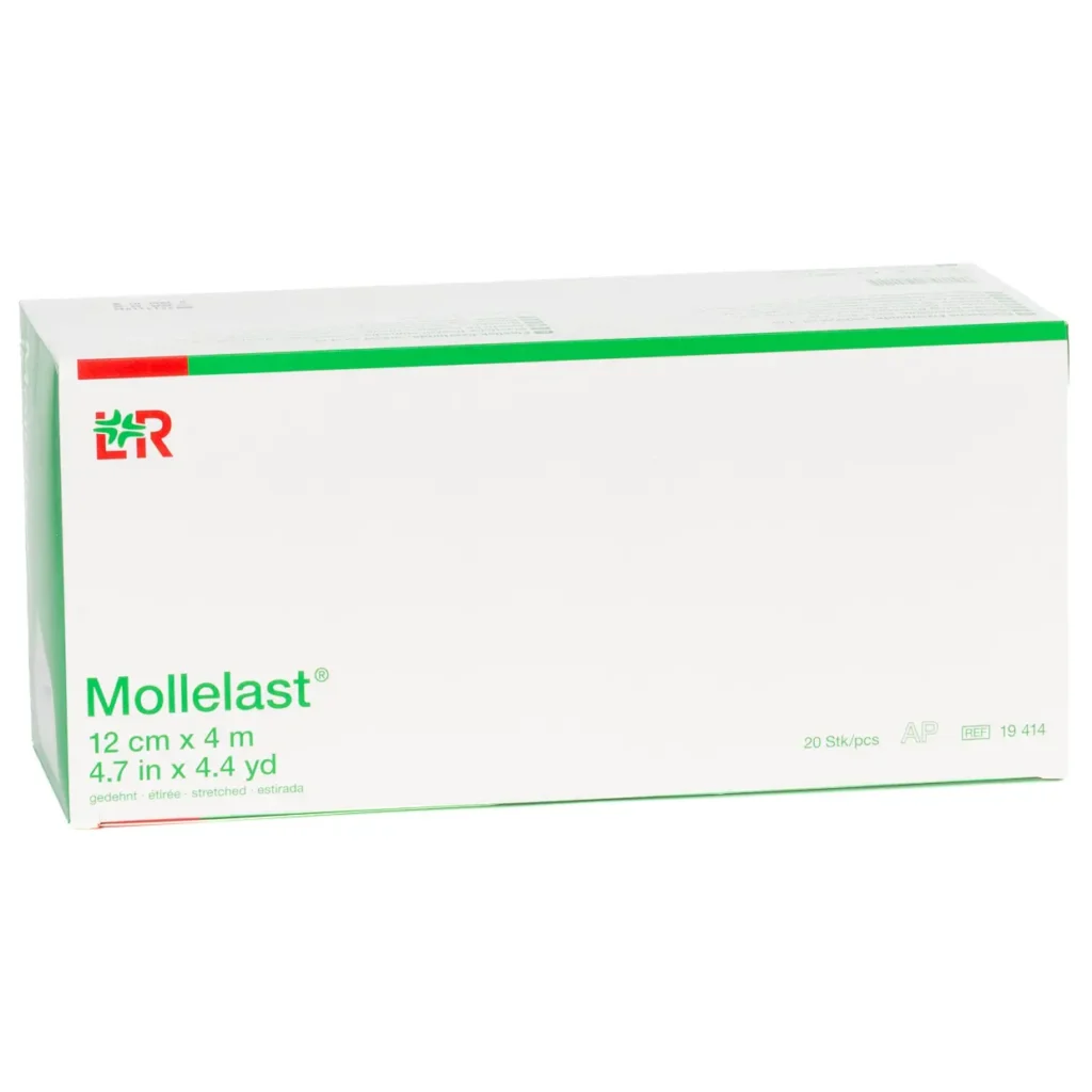 Verpackung Mollelast Elastische Fixierbinde, 12 cm × 4 m, 20 Binden