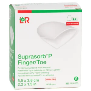 Verpackung Suprasorb P Finger/Toe S Schaumverband, 5,5 × 3,8 cm, 10 Wundauflagen