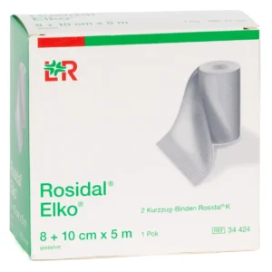 Verpackung Rosidal Elko K Kurzzugbinden-Set, 8 cm + 10 cm × je 5 m, 2 Binden