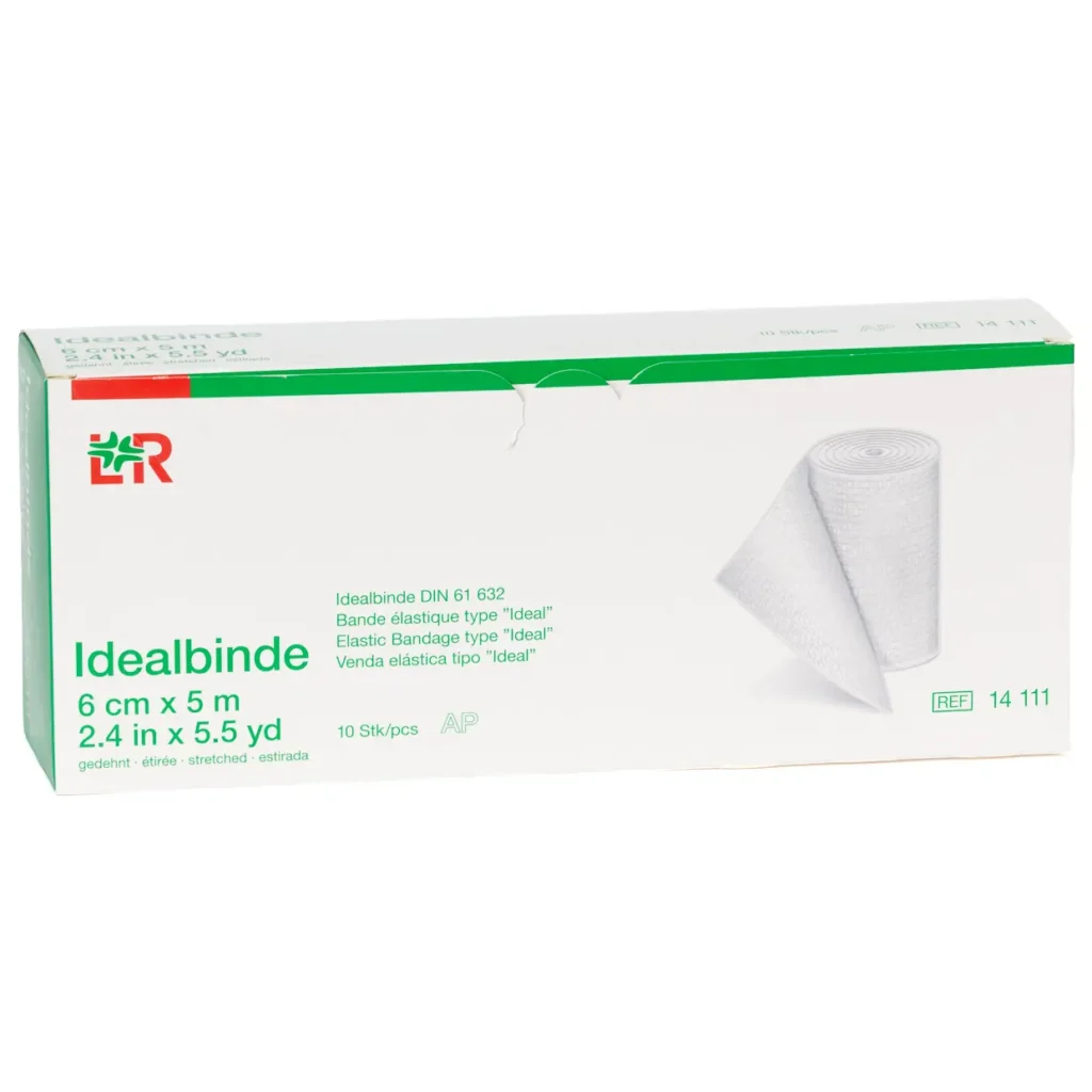Verpackung Idealbinde Kurzzügige Idealbinde DIN 61632, 6 cm × 5 m, 10 Binden