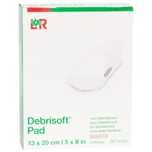 Verpackung Debrisoft Pad Debridement-Pad 13 × 20 cm, 5 Pads
